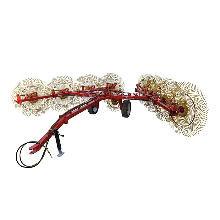 Rotary Crop Rake kasvattaa suosiotaan: Ihanteellinen riisin ja vehnän olkien käsittelyyn