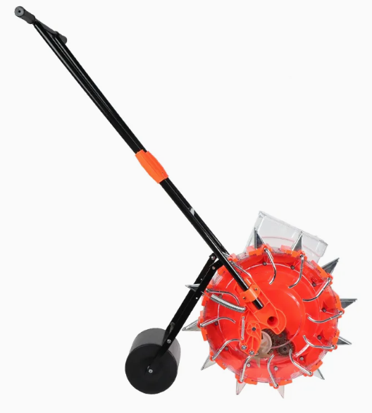 Maissipavut, maapähkinäkylvökone, käsikäyttöinen rumpuviljan kylvökone