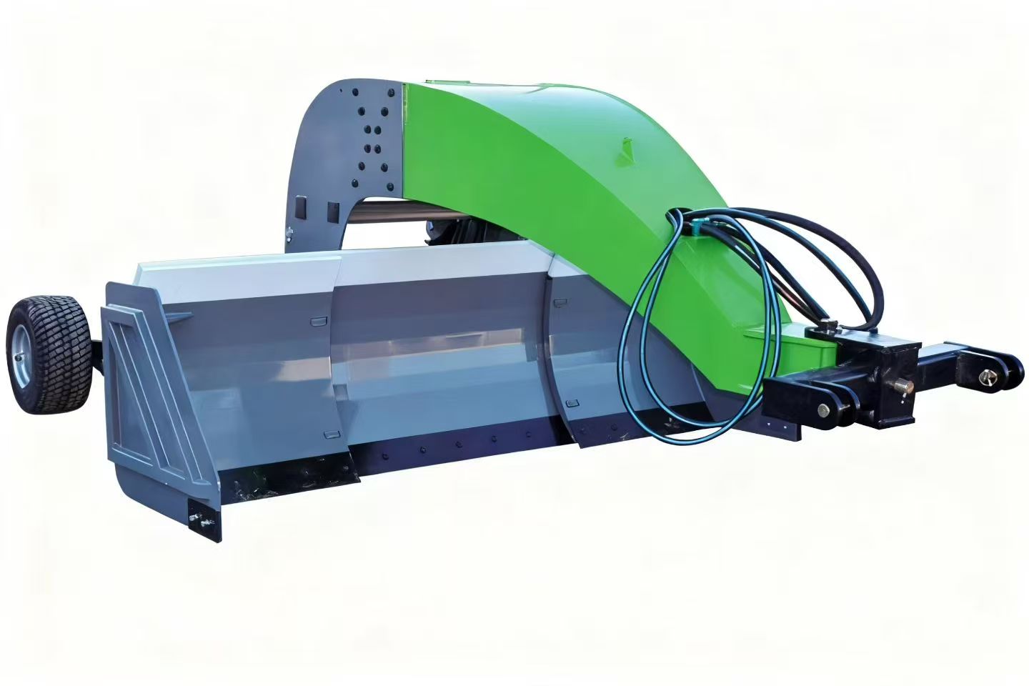 Satelliitti tasainen maantiehöyläkone